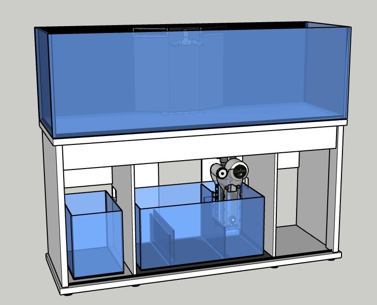 D-D Reef-Pro 1800 Black Gloss Aquariumsystem 180x60x56cm