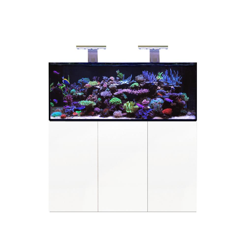 SOFORT verfügbar: D-D AQUA-Pro Reef 1500 Metal Frame White Gloss Aquariumsystem 150x60x60cm