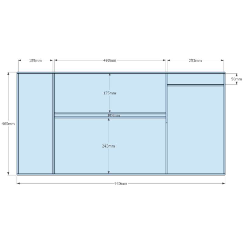 D-D Reef-Pro 1500 Anthracite Gloss Aquariumsystem 150x60x56cm