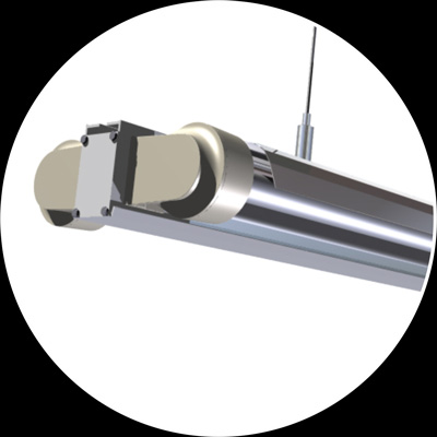 Giesemann RAZOR 2x 24 W T5 inkl. Reflektoren 60 cm