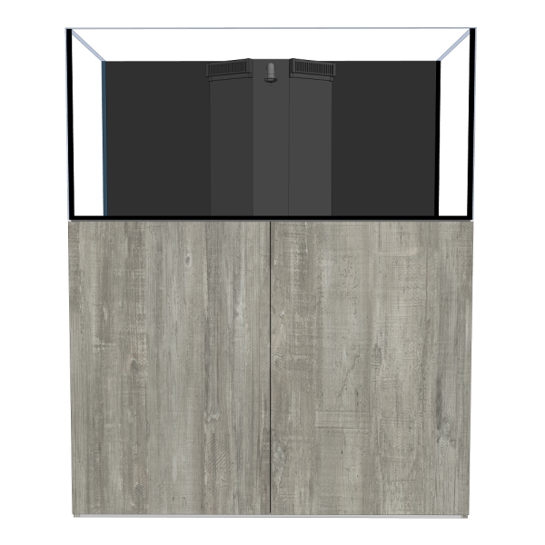 D-D AQUA-Pro Reef 1200 Driftwood Concrete 120x60x56cm Aquariumsystem mit Holzschrank