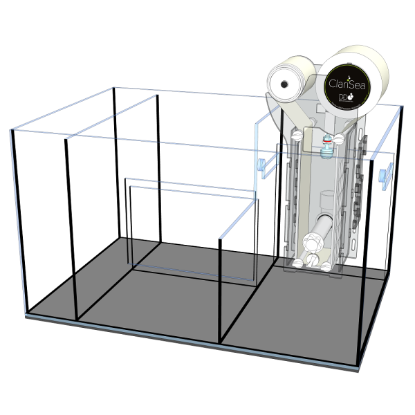 D-D AQUA-Pro Reef 1200 Metal Frame Driftwood Concrete 120x60x56cm Aquariumsystem