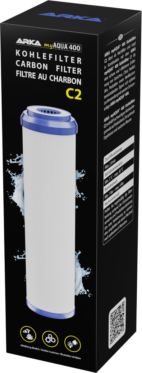 *NEU* ARKA myAqua 400 Kohlefilter C2