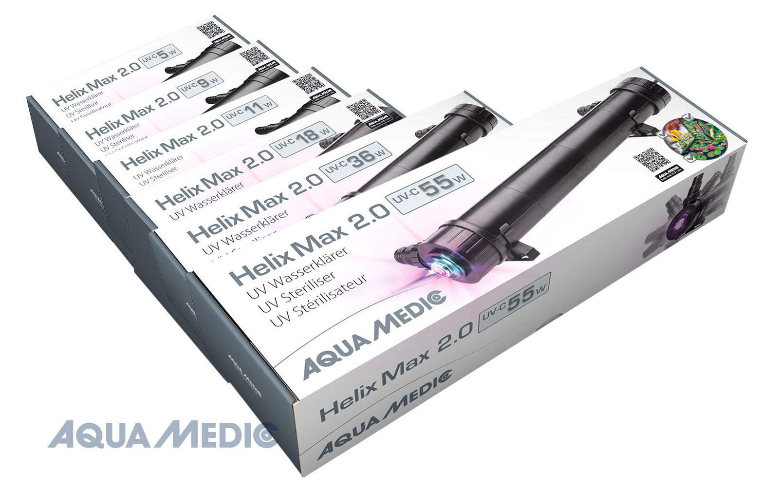 Aqua Medic Helix Max 2.0 UV-C Wasserklärer 18W