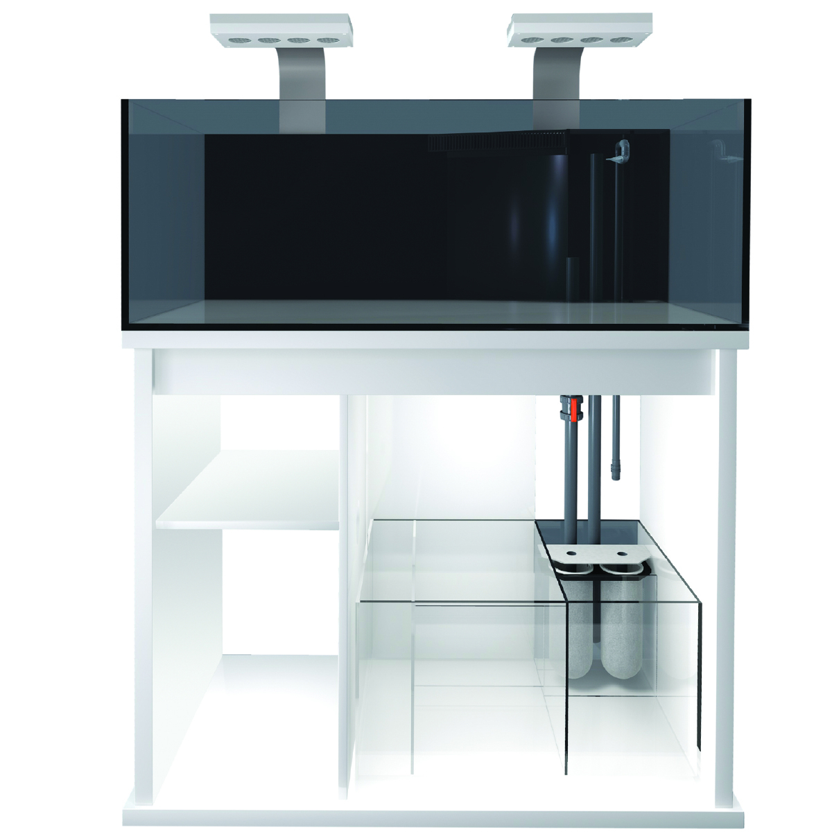 D-D Reef-Pro 1200 D-LUX White Gloss Aquarium inkl. Beleuchtung, Riffaufbau, Salz D-D Reef-Pro 1200 D-LUX White Gloss Aquarium inkl. Beleuchtung, Riffaufbau, Salz