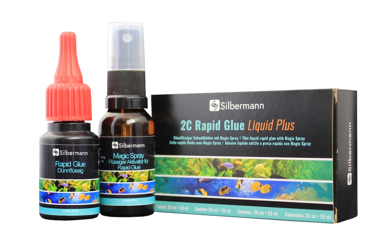 Silbermann 2C Rapid Glue Liquid Plus Korallenkleber 40 ml
