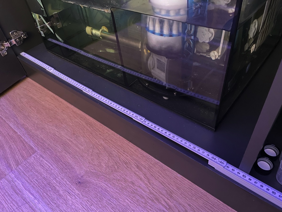 D-D AQUA-Pro Reef 1200 Metal Frame Driftwood Concrete 120x60x56cm Aquariumsystem