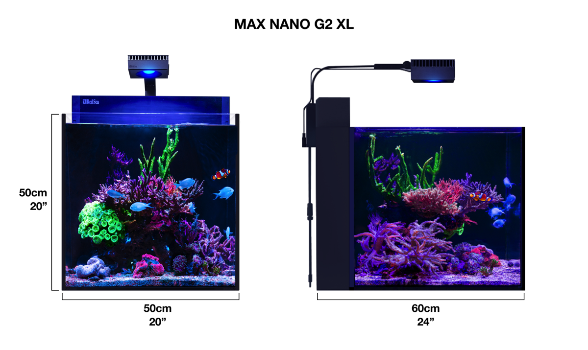 Red Sea MAX NANO G2 XL inkl. weißer Unterschrank (R40081G2)