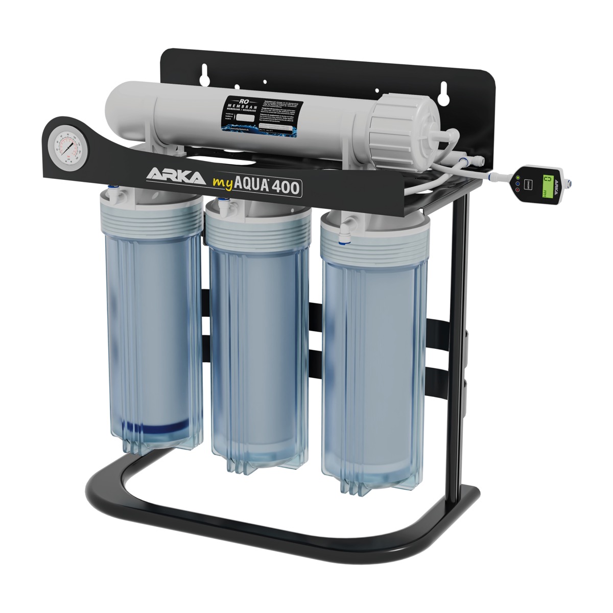 *NEU* ARKA myAqua 400 Umkehrosmoseanlage mit Druckerhöhung (400L/Tag)