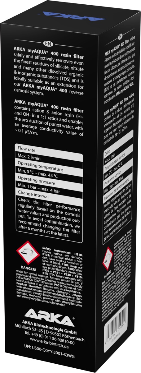 *NEU* ARKA myAqua 400 Resinfilter
