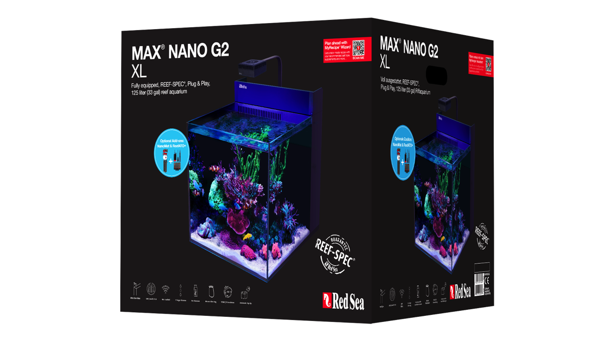 Red Sea MAX NANO G2 XL inkl. weißer Unterschrank (R40081G2)