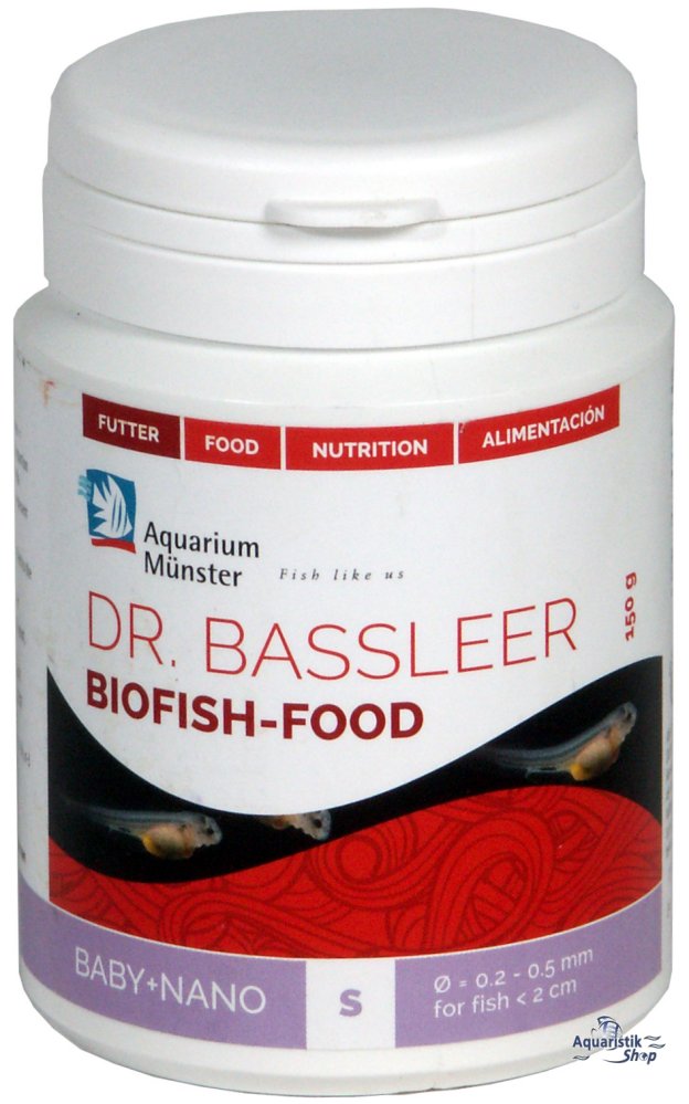 Dr. Bassleer Biofish Food BABY+NANO S 60 g