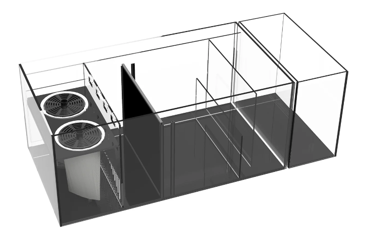 Waterbox INFINIA FRAG 125.4 black (122x64x41cm) 295 Liter