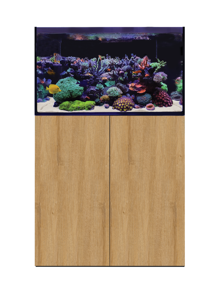 D-D AQUA-Pro Reef 900 Natural Oak 90x50x56cm Aquariumsystem mit Holzschrank
