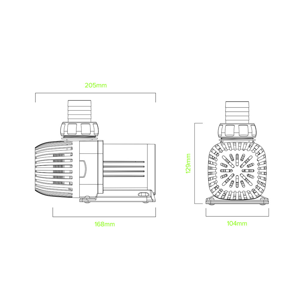 D-D Funktion 10000 DC Pumpe (max. 10000 l/h)