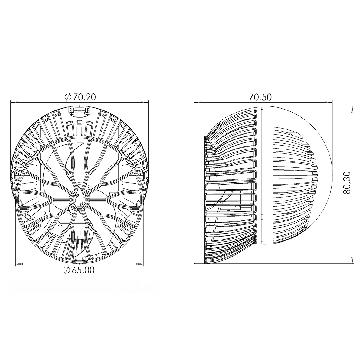 Tunze Turbelle Nanostream 6075 Strömungspumpe HUB Edition (2700-7500 l/h) (6075.005)