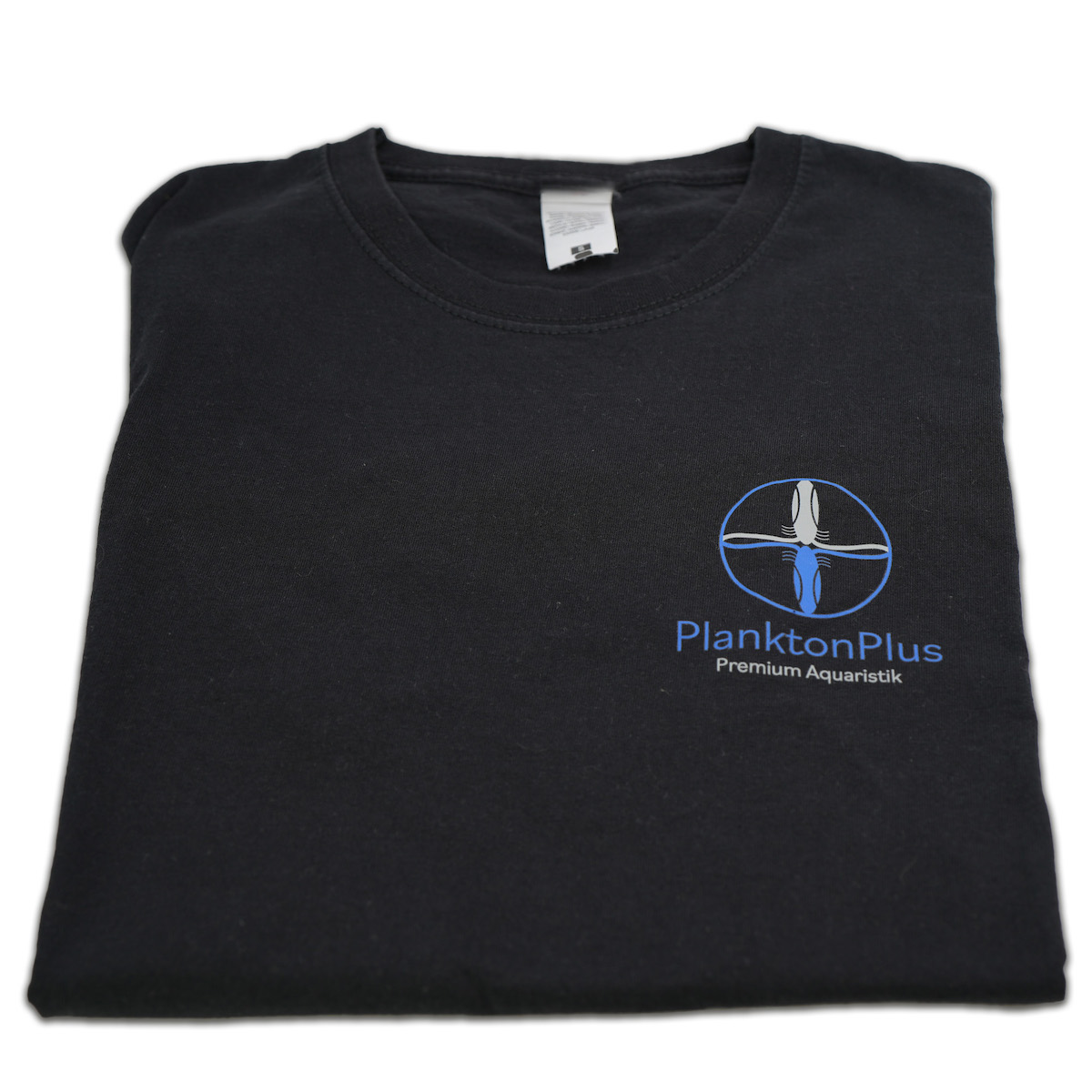 PlanktonPlus Aquaristik T-Shirt Basic schwarz - Größe M